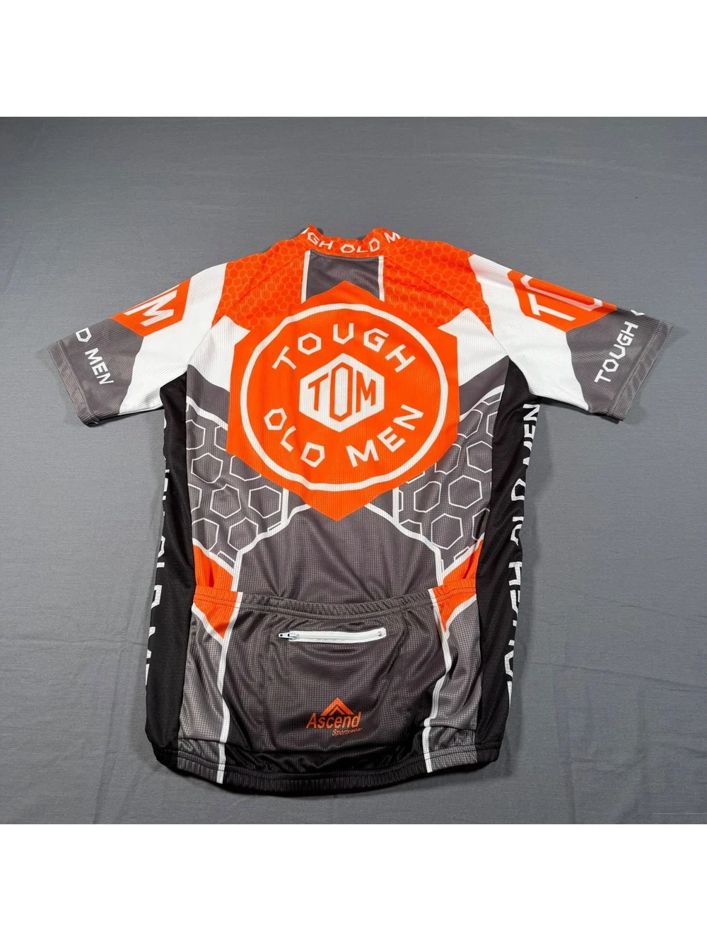 Ascend Sportswear Team TOM Tough Old Men Cycling Jersey Sport Large Q122